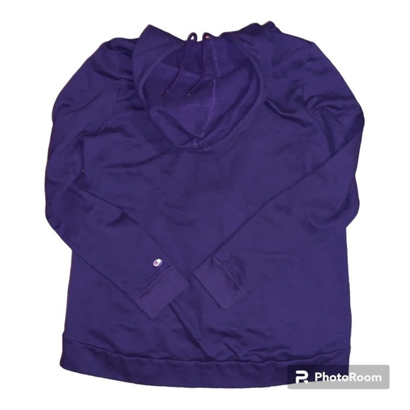 Vintage champion Clemson Tigers zip up hoodie womens XL purple college football - Picture 8 of 9